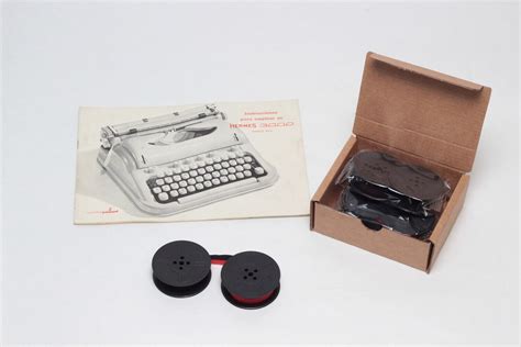 hermes typewriters ebay|hermes 3000 portable typewriter ribbon.